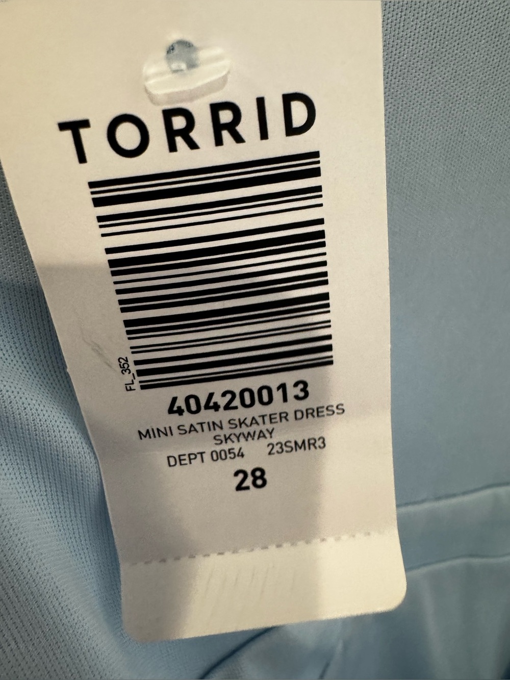 NWT Torrid satin mini fit flare skater dress size 28 - Picture 9 of 10